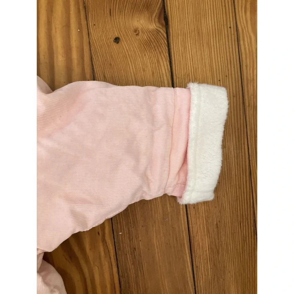 Lands' End Baby Infant 3 Month Pink‎ corduroy Snow Suit Bunting Suit Girl